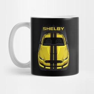 Ford Mustang Shelby GT350R 2015 - 2020 - Yellow - Black Stripes Mug